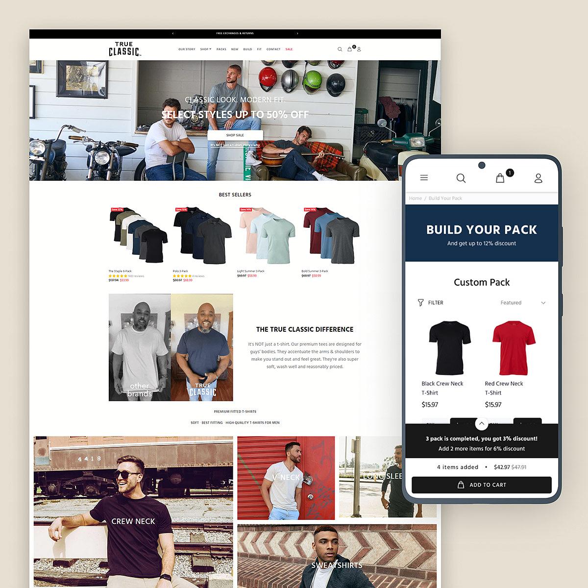 TrueClassicTees • Premium Shopify Plus T-Shirt Store