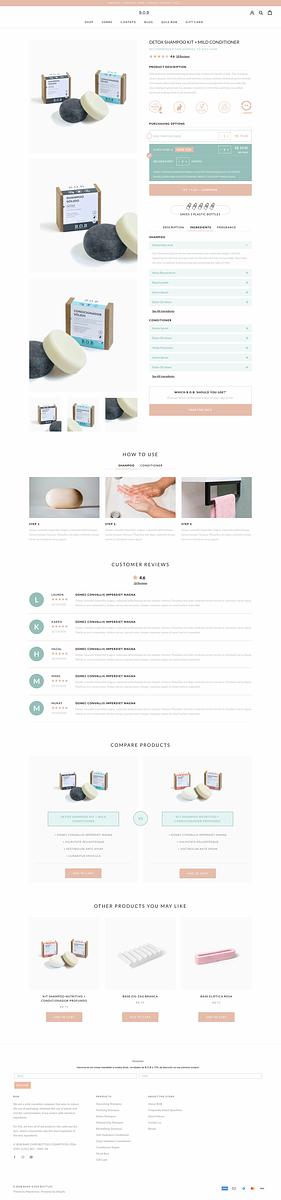 Bars Over Bottles Product Page