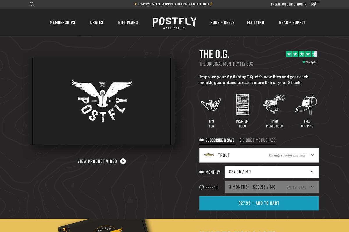 Postfly Box's Product Page Widget