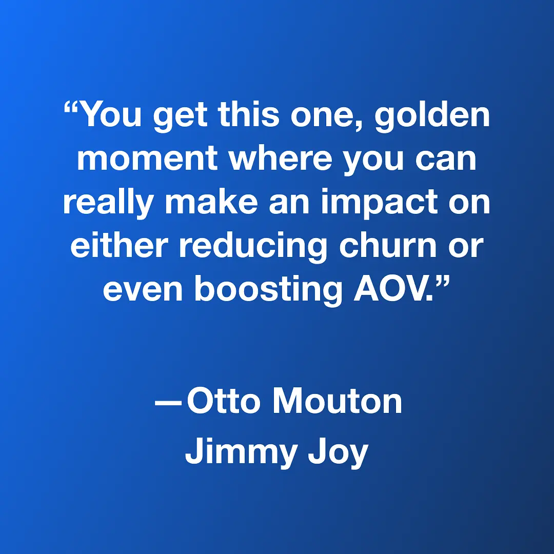 Jimmy Joy cut “too much product” churn in half